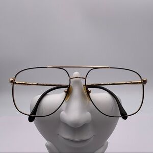 Vintage BerDel Sferoflex Gold Aviator Sunglasses